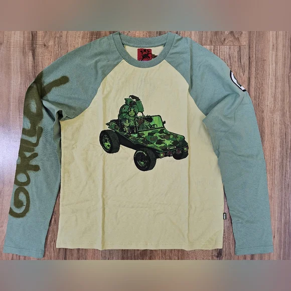 MARC JACOBS HEAVEN GORILLAZ 2001 RAGLAN TEE - Picture 3 of 17